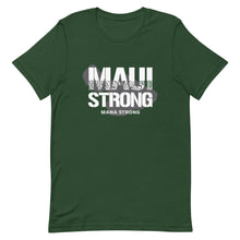 Load image into Gallery viewer, Short-Sleeve Unisex T-Shirt MauiStrong Logo White
