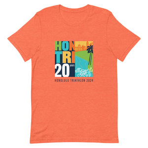 Short-Sleeve Unisex T-Shirt Honolulu Triathlon 2024 20th