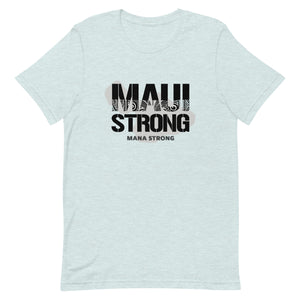 Short-Sleeve Unisex T-Shirt MauiStrong Logo Black