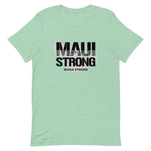 Load image into Gallery viewer, Short-Sleeve Unisex T-Shirt MauiStrong Logo Black
