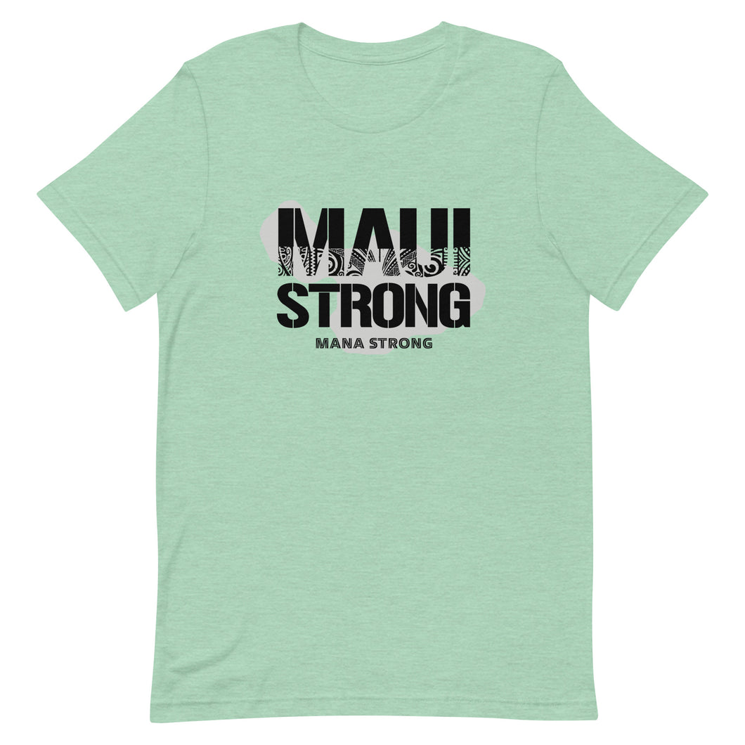 Short-Sleeve Unisex T-Shirt MauiStrong Logo Black