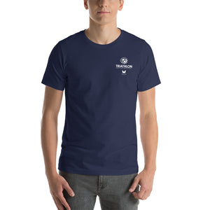 Short-Sleeve Unisex T-Shirt Honolulu Triathlon 2023 (Logo White)