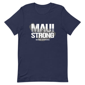 Short-Sleeve Unisex T-Shirt MauiStrong Logo White