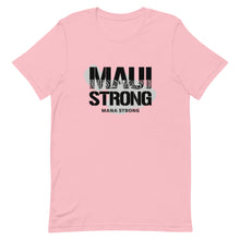 Load image into Gallery viewer, Short-Sleeve Unisex T-Shirt MauiStrong Logo Black
