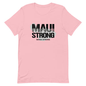 Short-Sleeve Unisex T-Shirt MauiStrong Logo Black