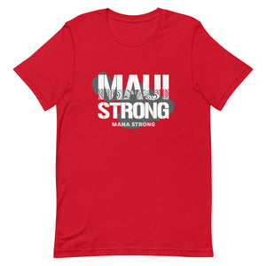 Short-Sleeve Unisex T-Shirt MauiStrong Logo White