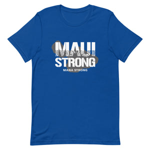 Short-Sleeve Unisex T-Shirt MauiStrong Logo White