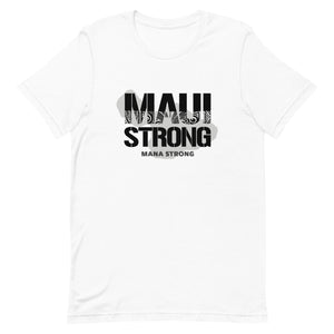 Short-Sleeve Unisex T-Shirt MauiStrong Logo Black