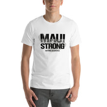 Load image into Gallery viewer, Short-Sleeve Unisex T-Shirt MauiStrong Logo Black
