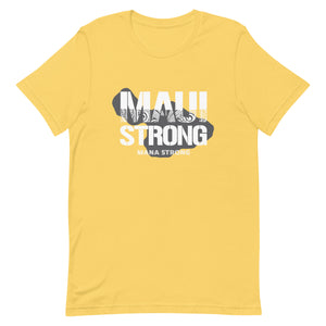 Short-Sleeve Unisex T-Shirt MauiStrong Logo White