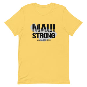 Short-Sleeve Unisex T-Shirt MauiStrong Logo Black