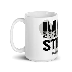 White glossy mug MauiStrong