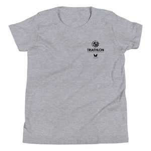 Youth Short Sleeve T-Shirt Honolulu Triathlon 2023 (Logo Black)