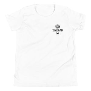 Youth Short Sleeve T-Shirt Honolulu Triathlon 2023 (Logo Black)