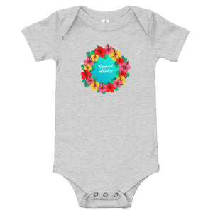 Baby Bodysuits #SUPPORT ALOHA Series Flower