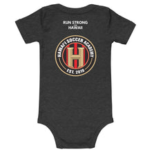 Load image into Gallery viewer, Baby Bodysuits Hawaii Soccer Academy Front &amp; Back printing (Logo White)
