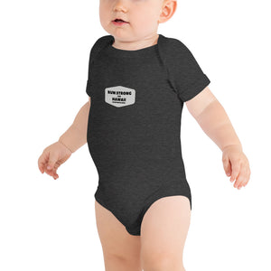 Baby Bodysuits Aloha Saturday Run Front & Back printing (Logo White)