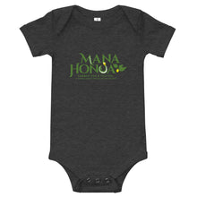 Load image into Gallery viewer, MANA HONUA Baby Bodysuits Logo Green
