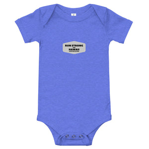 Baby Bodysuits  Maui Marathon Front & Back printing (Logo White)