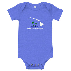 Hawaii Sports Alliance Baby Bodysuits (White Logo)