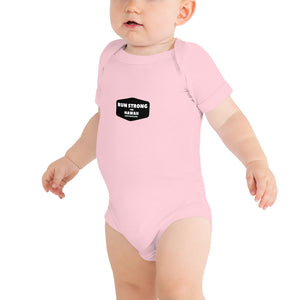 Baby Bodysuits Honolulu Triathlon Front & Back printing (Logo Black)