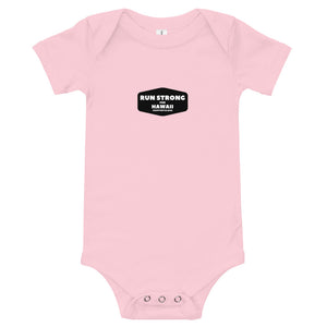 Baby Bodysuits Honolulu Triathlon Front & Back printing (Logo Black)