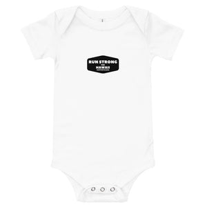 Baby Bodysuits  Maui Marathon Front & Back printing (Logo Black)