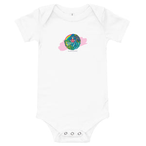 Baby Bodysuits Bright Color Aloha Hands