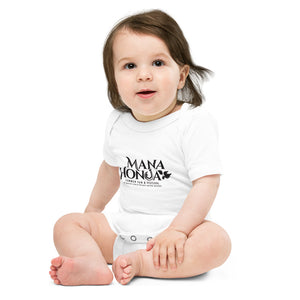 MANA HONUA Baby Bodysuits Logo Black