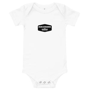 Baby Bodysuits Honolulu Triathlon Front & Back printing (Logo Black)