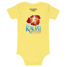 Load image into Gallery viewer, Baby Bodysuits Kauai Marathon Front &amp; Back printing (Logo Black)
