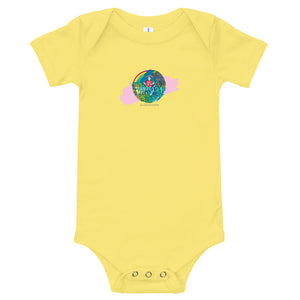 Baby Bodysuits Bright Color Aloha Hands