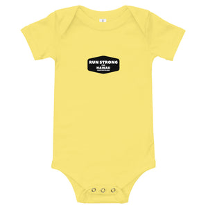 Baby Bodysuits Honolulu Triathlon Front & Back printing (Logo Black)