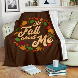 Fall About Me Fleece Blanket