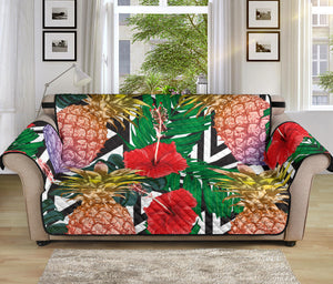 Summer Pineapple Love 70'' Sofa Protector