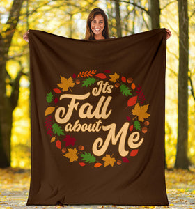 Fall About Me Fleece Blanket