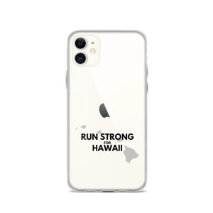 RUN STRONG FOR HAWAII iPhone Case