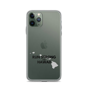 RUN STRONG FOR HAWAII iPhone Case