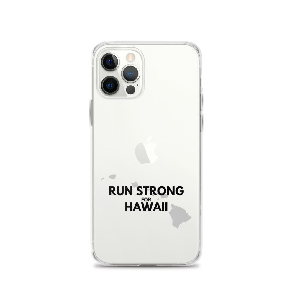 RUN STRONG FOR HAWAII iPhone Case SUPPORT ALOHA