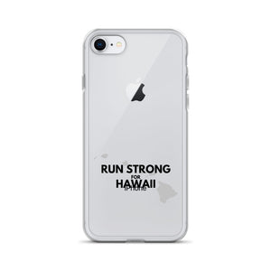 RUN STRONG FOR HAWAII iPhone Case