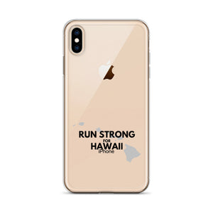 RUN STRONG FOR HAWAII iPhone Case