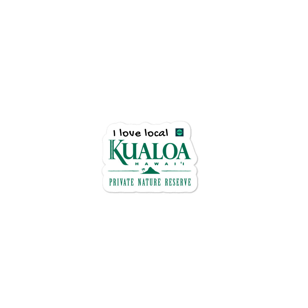 Bubble-free stickers KUALOA HAWAII