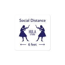 Load image into Gallery viewer, Bubble-free stickers HULA STRONG Girl #3 (Social distance)
