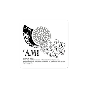 Bubble-free stickers AMI 01