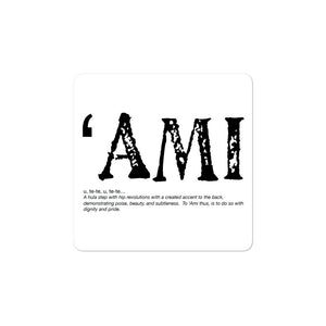 Bubble-free stickers AMI 02