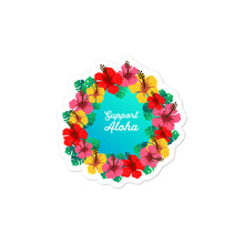 Load image into Gallery viewer, Bubble-free stickers #SUPPORT ALOHA Series Flower
