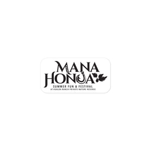 MANA HONUA Bubble-free stickers Logo Black