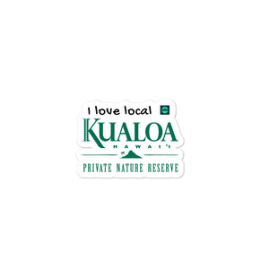Bubble-free stickers KUALOA HAWAII