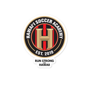 Bubble-free stickers Hawaii Soccer Academy