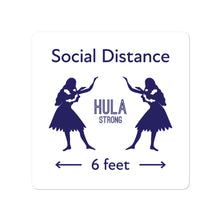 Load image into Gallery viewer, Bubble-free stickers HULA STRONG Girl #3 (Social distance)
